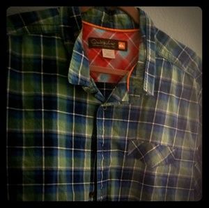 Mens QuickSilver Casual short sleeve shirt